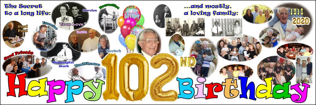 102nd Birthday Banner